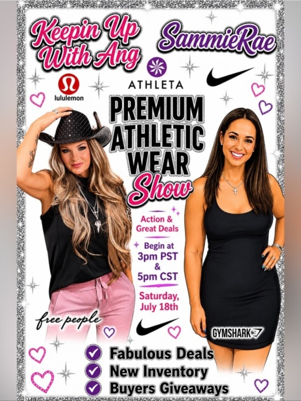 Premium Athletic Wear Show!! Come Join Us And Get Some Deals!!